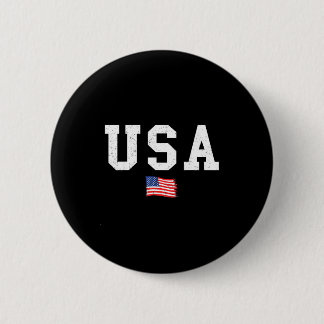Badge Rond 5 Cm Drapeau américain patriotique drapeau américain ho