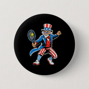 Badge Rond 5 Cm Drapeau américain Uncle Sam Softll Usa Sport 4 jui