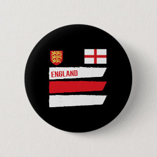 Badge Rond 5 Cm Drapeau Angleterre Anglais Football Foot Soccer Fa
