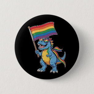 Badge Rond 5 Cm Drapeau arc-en-ciel de la fierté gay LGBTQ allié D