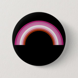 Badge Rond 5 Cm Drapeau arc-en-ciel de la fierté lesbienne