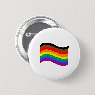 Badge Rond 5 Cm Drapeau arc-en-ciel de Philly Pride