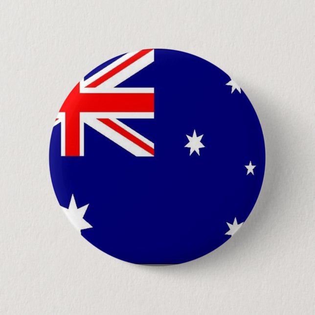 Badge Rond 5 Cm Drapeau australien (Devant)