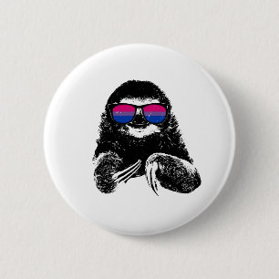 Badge Rond 5 Cm Drapeau bisexuel de Fierté