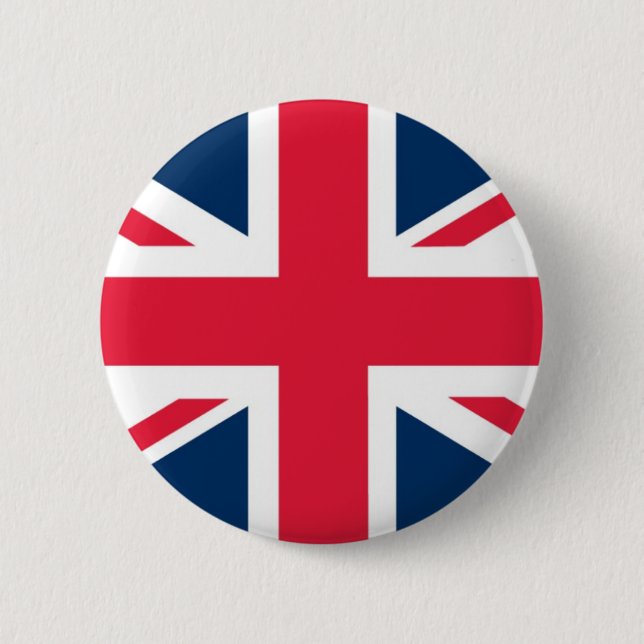 Badge Rond 5 Cm Drapeau britannique (Devant)