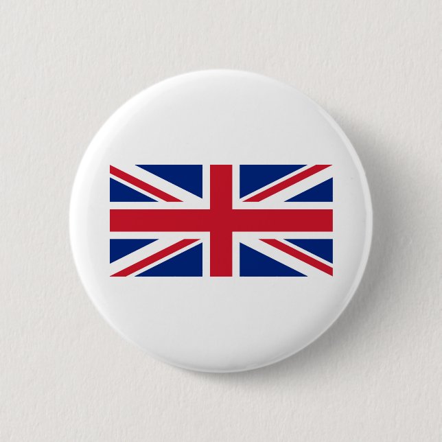 Badge Rond 5 Cm Drapeau britannique Union Jack (Devant)
