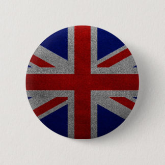 Badge Rond 5 Cm Drapeau britannique vintage Union Jack Royaume-Uni