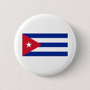 Badge Rond 5 Cm Drapeau Cuba