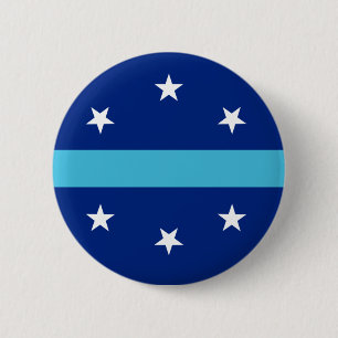 Badge Rond 5 Cm Drapeau d'Anaheim, Californie