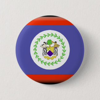 Badge Rond 5 Cm Drapeau de Belize