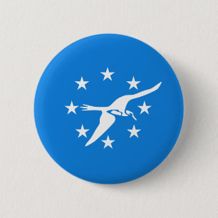 Badge Rond 5 Cm Drapeau de Corpus Christi, Texas