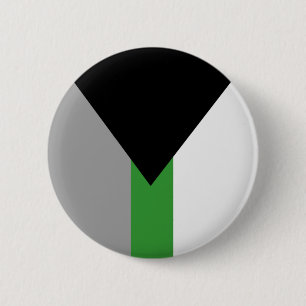 Badge Rond 5 Cm Drapeau de fierté demiromantique