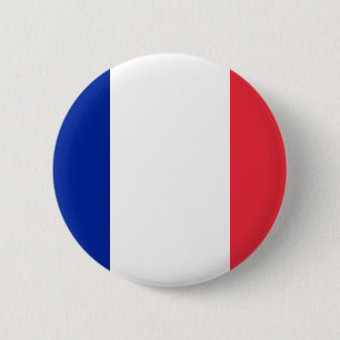 Badge Rond 5 Cm Drapeau de France