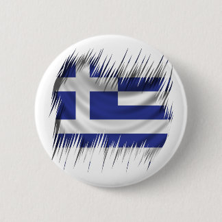 Badge Rond 5 Cm Drapeau de Grec de défibreurs