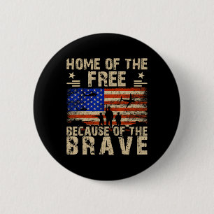 Badge Rond 5 Cm Drapeau De Juillet Usa - Accueil De La Liberté À C