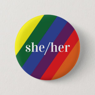 Badge Rond 5 Cm Drapeau de la fierté arc-en-ciel LGBT Bouton de pr