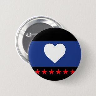 Badge Rond 5 Cm Drapeau de la fierté du pied