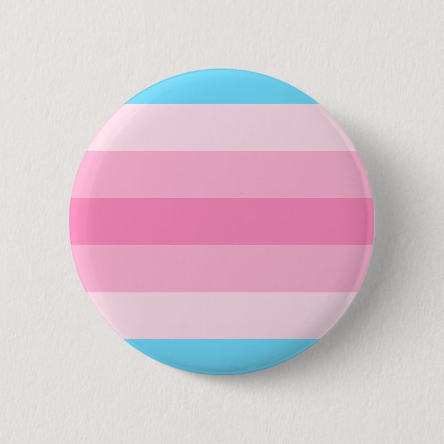 Badge Rond 5 Cm Drapeau de la Fierté féminine trans (Devant)