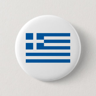 Badge Rond 5 Cm Drapeau de la Grèce