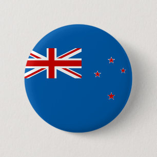 Badge Rond 5 Cm Drapeau de la Nouvelle Zélande