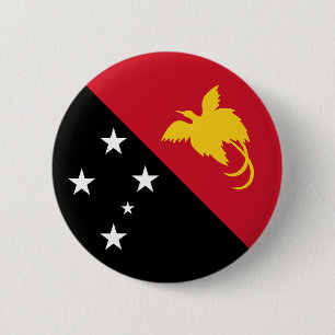 Badge Rond 5 Cm Drapeau de la Papouasie-Nouvelle-Guinée