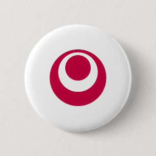 Badge Rond 5 Cm Drapeau de la préfecture d'Okinawa, Japon