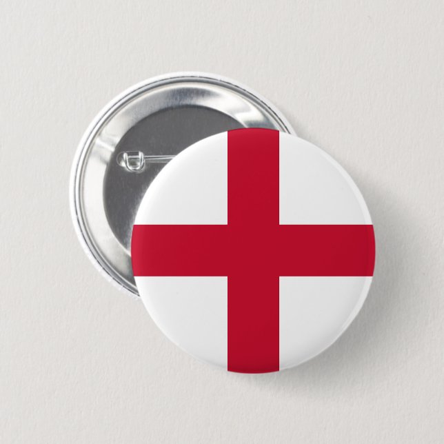 Badge Rond 5 Cm Drapeau de l'Angleterre (Devant & derrière)