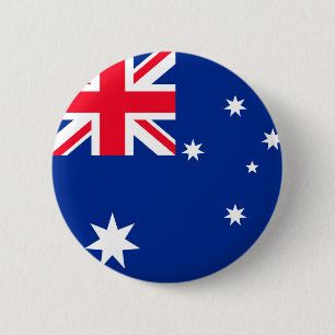 Badge Rond 5 Cm Drapeau de l'Australie