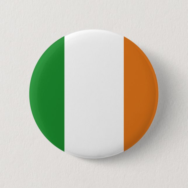 Badge Rond 5 Cm Drapeau de l'Irlande (Devant)