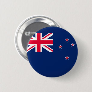 Badge Rond 5 Cm Drapeau de Nouvelle-Zélande