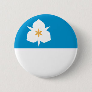 Badge Rond 5 Cm Drapeau de Salt Lake City, Utah