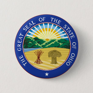 Badge Rond 5 Cm Drapeau de symbole de république de l'Amérique d