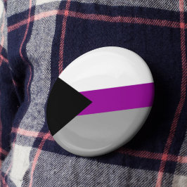 Badge Rond 5 Cm Drapeau démisexuel Arc-en-ciel Fierté de la divers