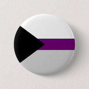 Badge Rond 5 Cm Drapeau démisexuel symbole de sexualité identité d