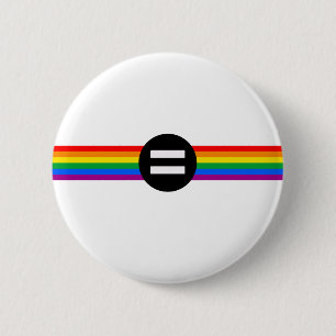 Badge Rond 5 Cm Drapeau des droits des homosexuels