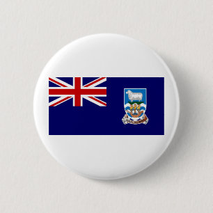 Badge Rond 5 Cm Drapeau des Îles Falkland