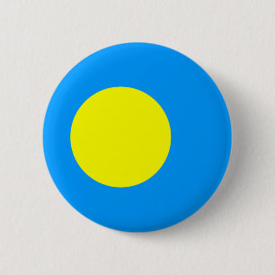 Badge Rond 5 Cm Drapeau des Palaos