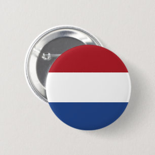 Badge Rond 5 Cm Drapeau des Pays-Bas