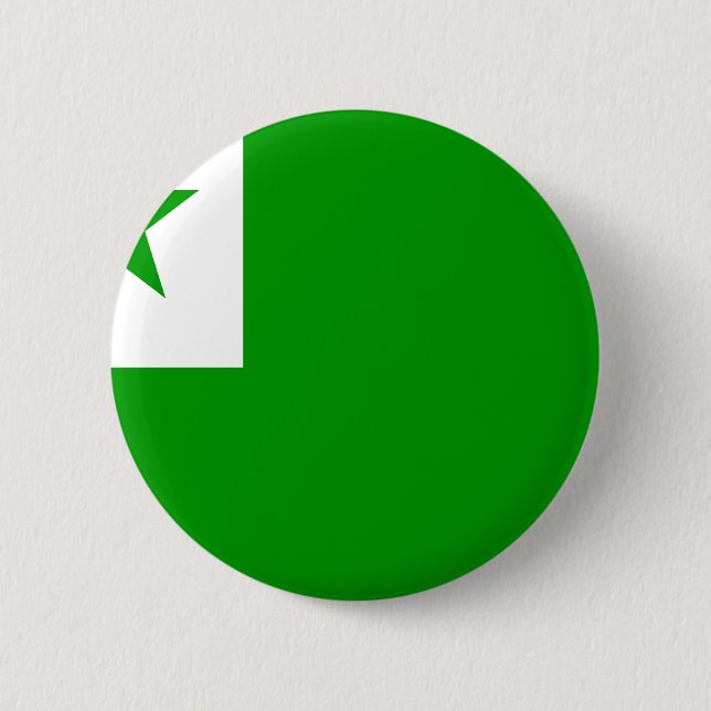 Badge Rond 5 Cm Drapeau d'espéranto (Devant)