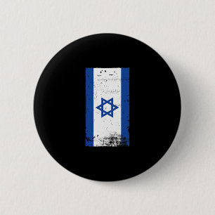 Badge Rond 5 Cm Drapeau d'Israël Sionisme patriotique Fierté juive