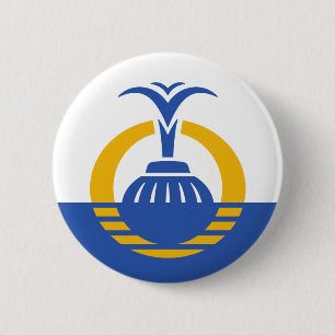 Badge Rond 5 Cm Drapeau d'Orlando, Floride