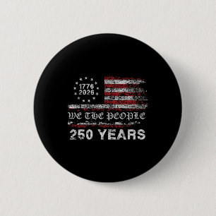 Badge Rond 5 Cm Drapeau du 250e anniversaire 1776-2026