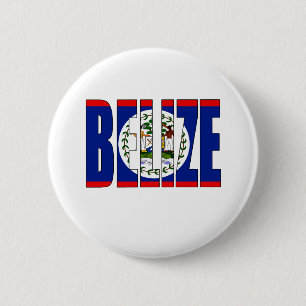 Badge Rond 5 Cm Drapeau du Belize