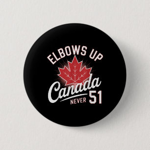 Badge Rond 5 Cm Drapeau du Canada Jamais 51