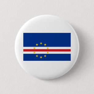 Badge Rond 5 Cm Drapeau du Cap-Vert