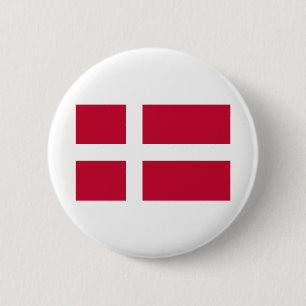 Badge Rond 5 Cm Drapeau du Danemark