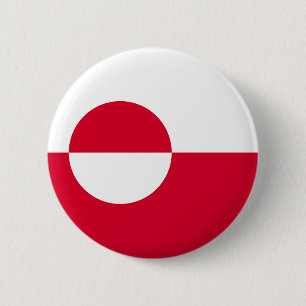 Badge Rond 5 Cm Drapeau du Groenland