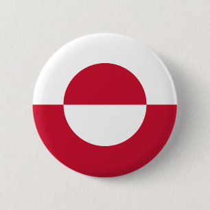 Badge Rond 5 Cm Drapeau du Groenland