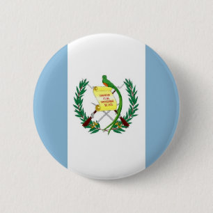 Badge Rond 5 Cm Drapeau du Guatemala