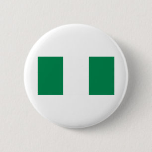 Badge Rond 5 Cm Drapeau du Nigéria